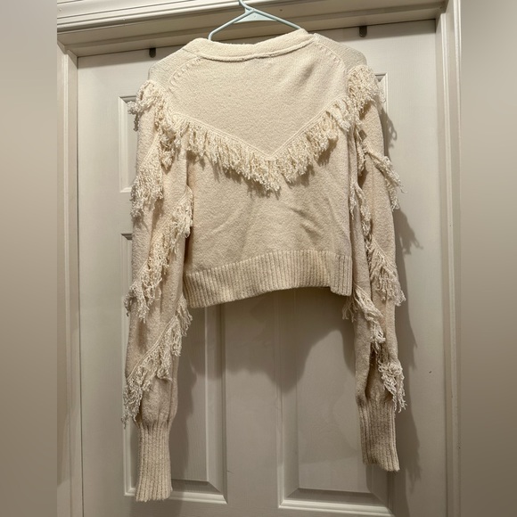 525 America Fringe Open Cardigan - Picture 6 of 6